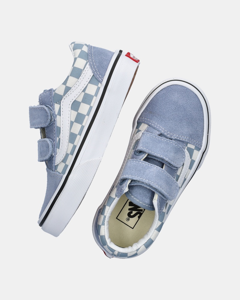 Vans Old Skool V Klittenbandschoenen  - blauw
