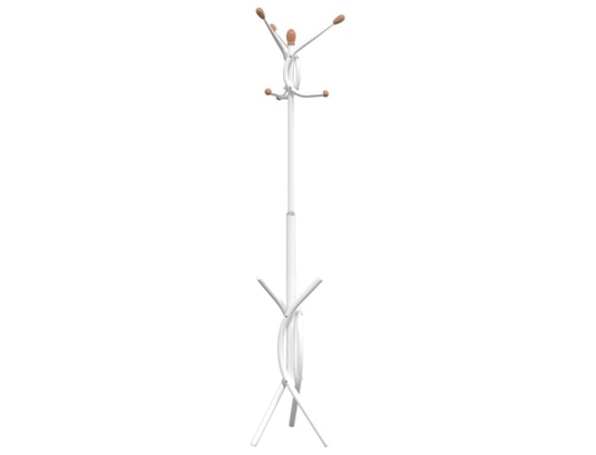 VIDAXL - Porte manteau Porte-manteau blanc 176 cm fer enduit de poudre