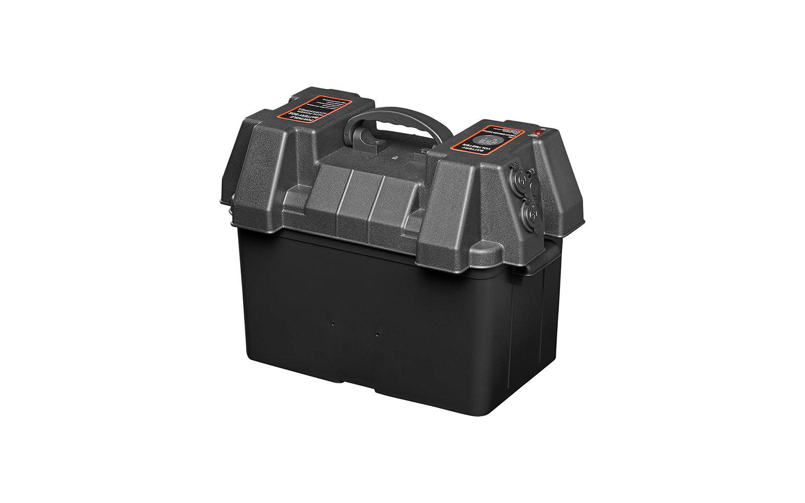 Pro Plus Batteriebox inkl. Voltmeter 12 V
