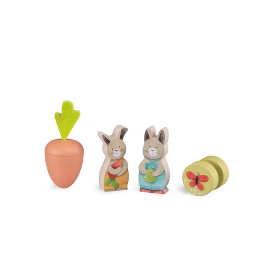Trois petits lapins Jardin multi-activités   de               Moulin Roty