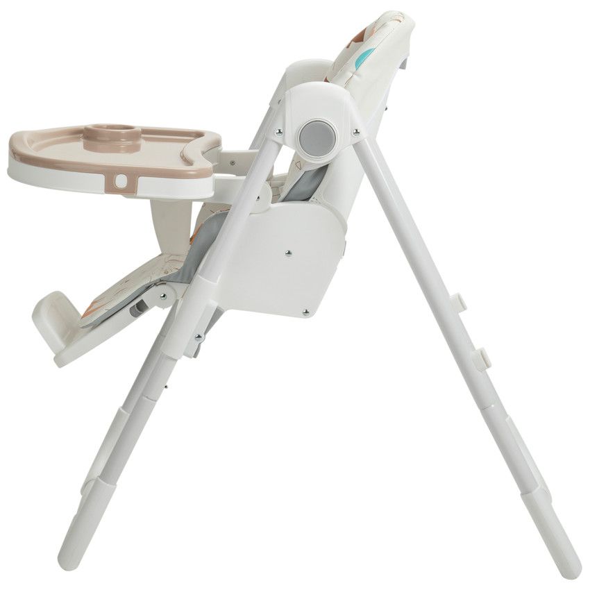 Chaise haute réglable - Renard - Ecru