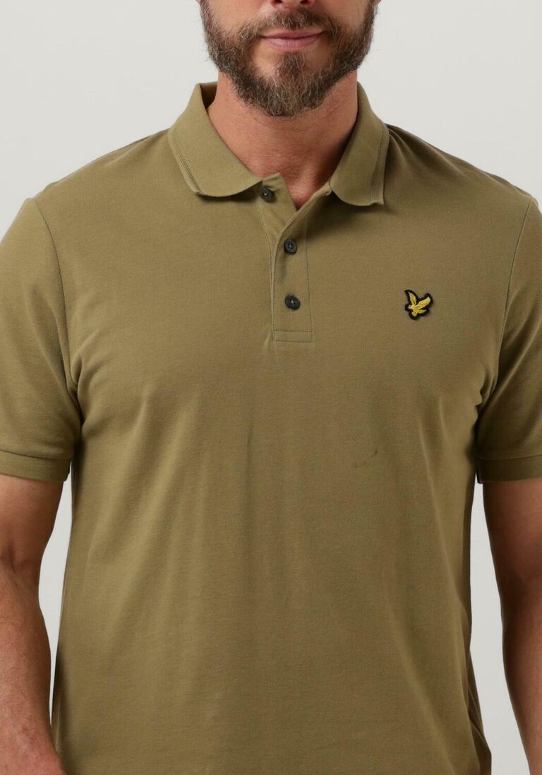 LYLE & SCOTT olijf lyle & scott polo crest tipped polo shirt