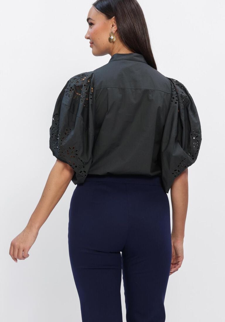 donkergroene vanessa bruno blouses felicie