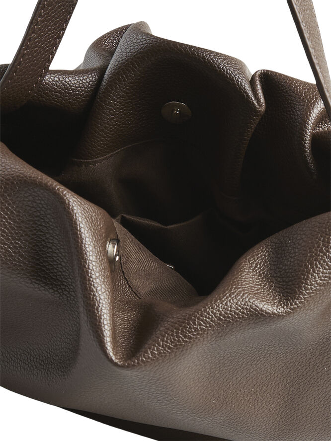 Pieces PCBALLOON LARGE BAG D2D Chicory coffee/structure