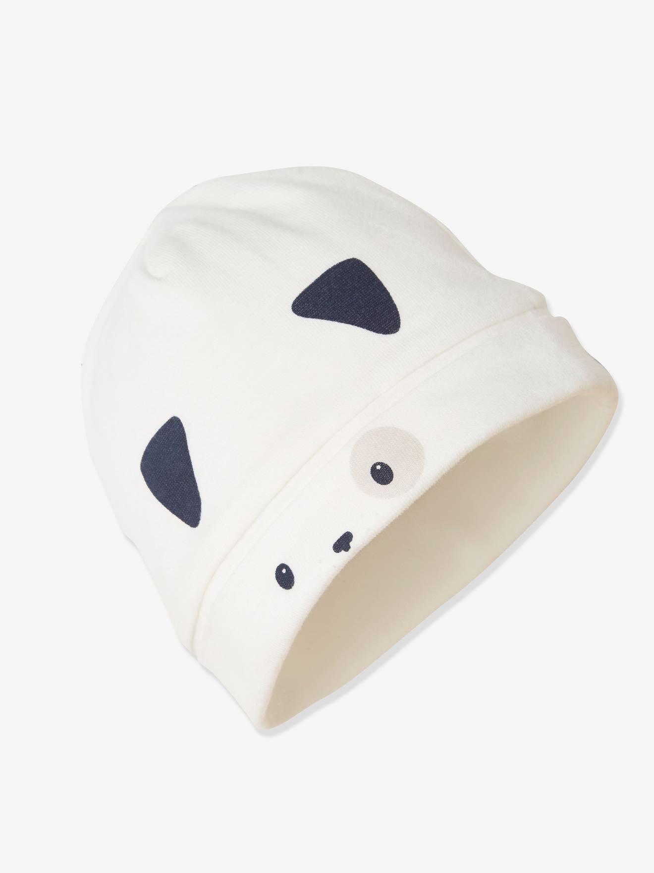 Conjunto para recém-nascido de 5 peças com bolsa e gatinho listrado em dois tons de azul escuro/multicolorido