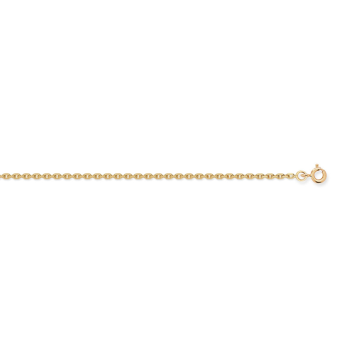 Chaine Brillaxis maille forçat or jaune 18 carats