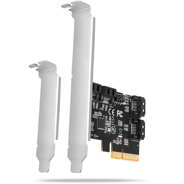 AXAGON Controlador PCIe PCES-SA4X4, 4x, SATA 6G port   LP