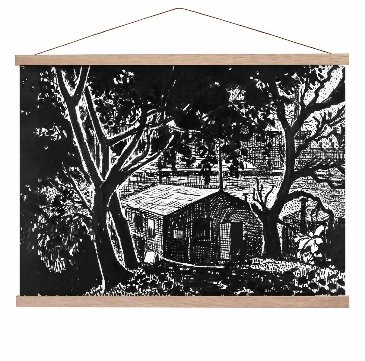 Haus in den Wäldern von Henry Lyman