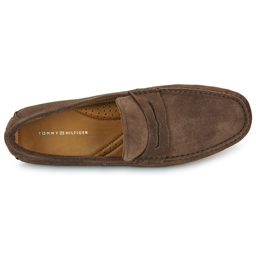 Tommy Hilfiger - CASUAL HILFIGER SUEDE DRIVER - Marron