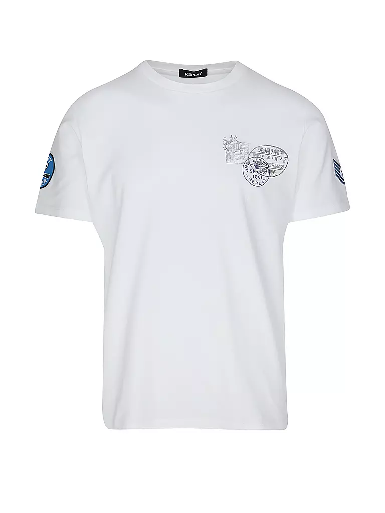 REPLAY T-Shirt  weiss