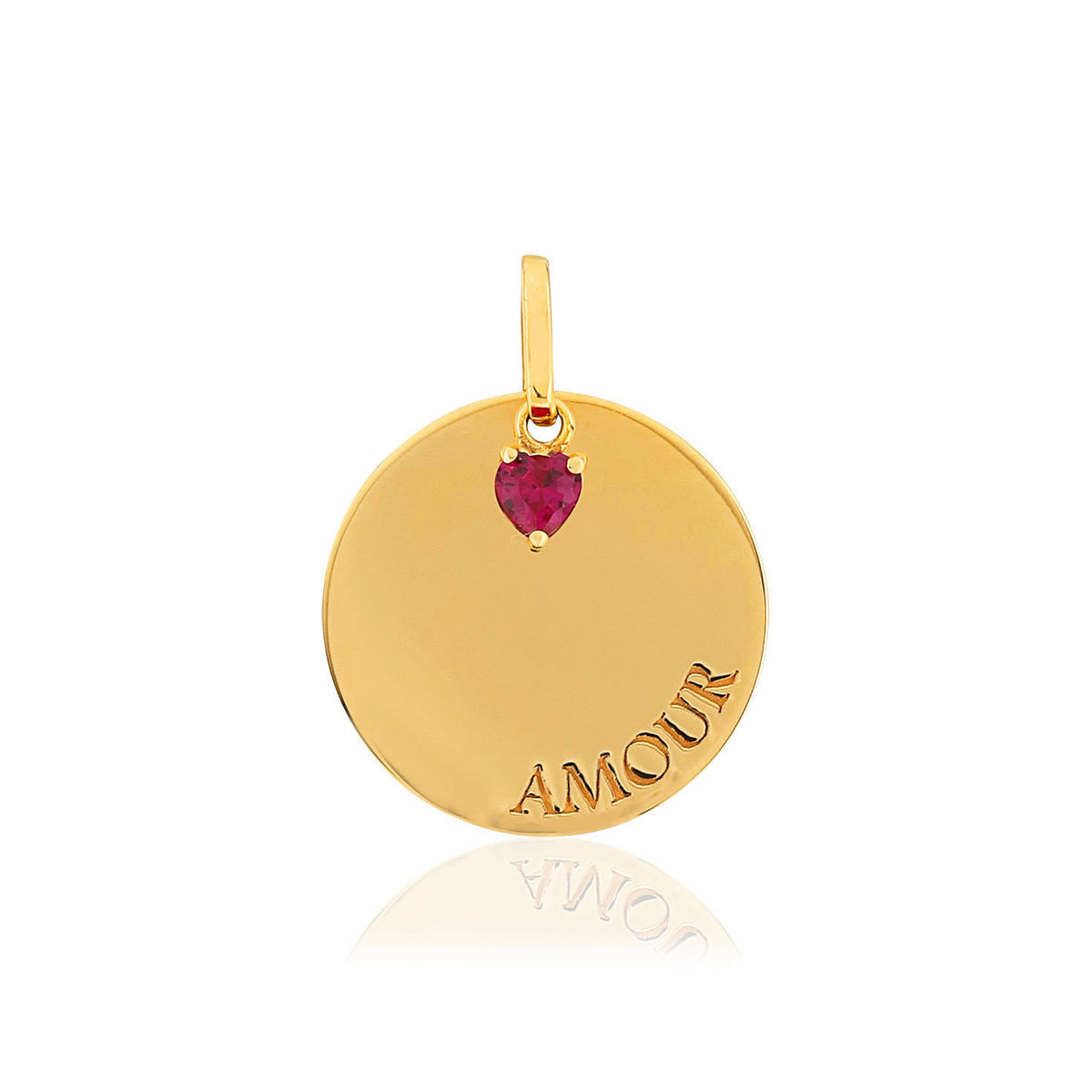 Pendentif or jaune 375 