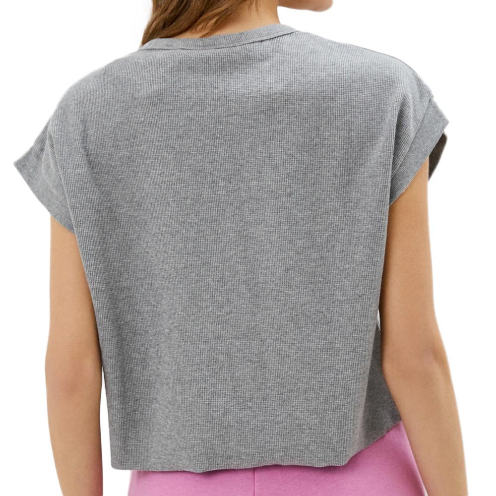 Adidas T-shirt Gris Femme Adidas HE1476