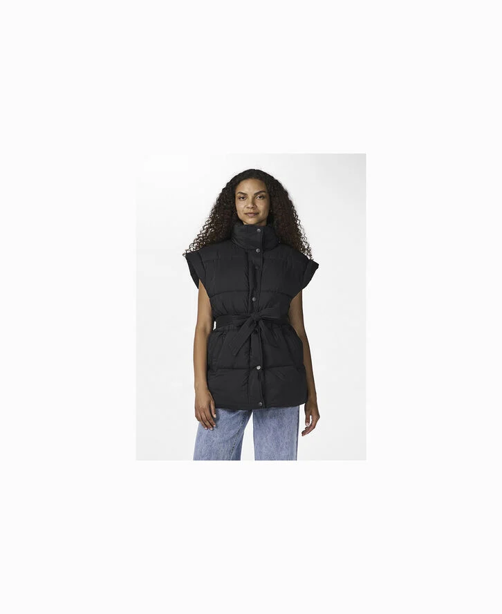 YAS YASMERLA PADDED VEST S. NOOS Sort