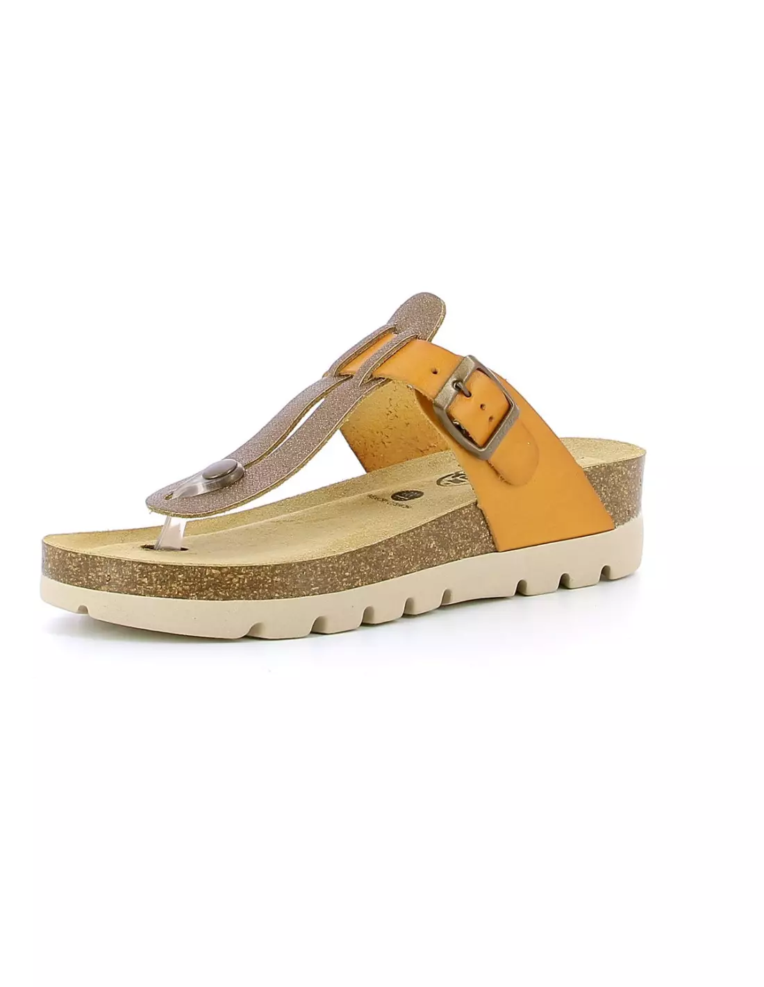 PLAKTON MEMENTO - Sandales & nu-pieds Broncevanilla