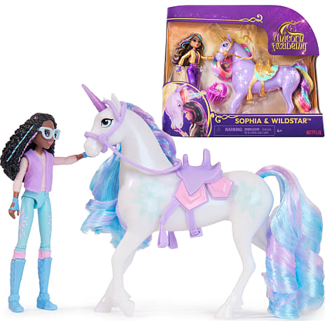 Unicorn Academy dukke og enhjørning - flere varianter - assorteret