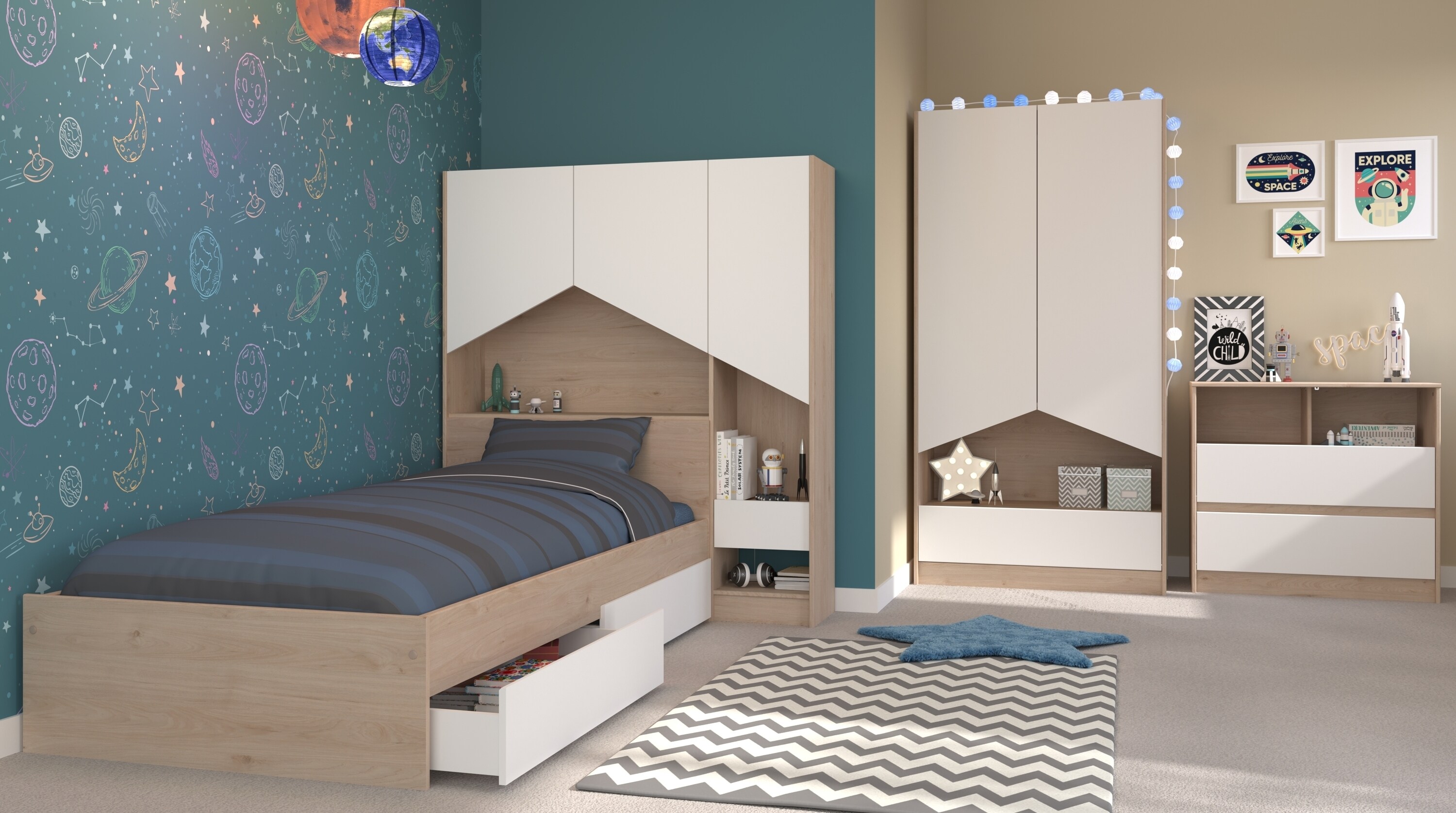 Parisot Kinderzimmer 5-tlg. 