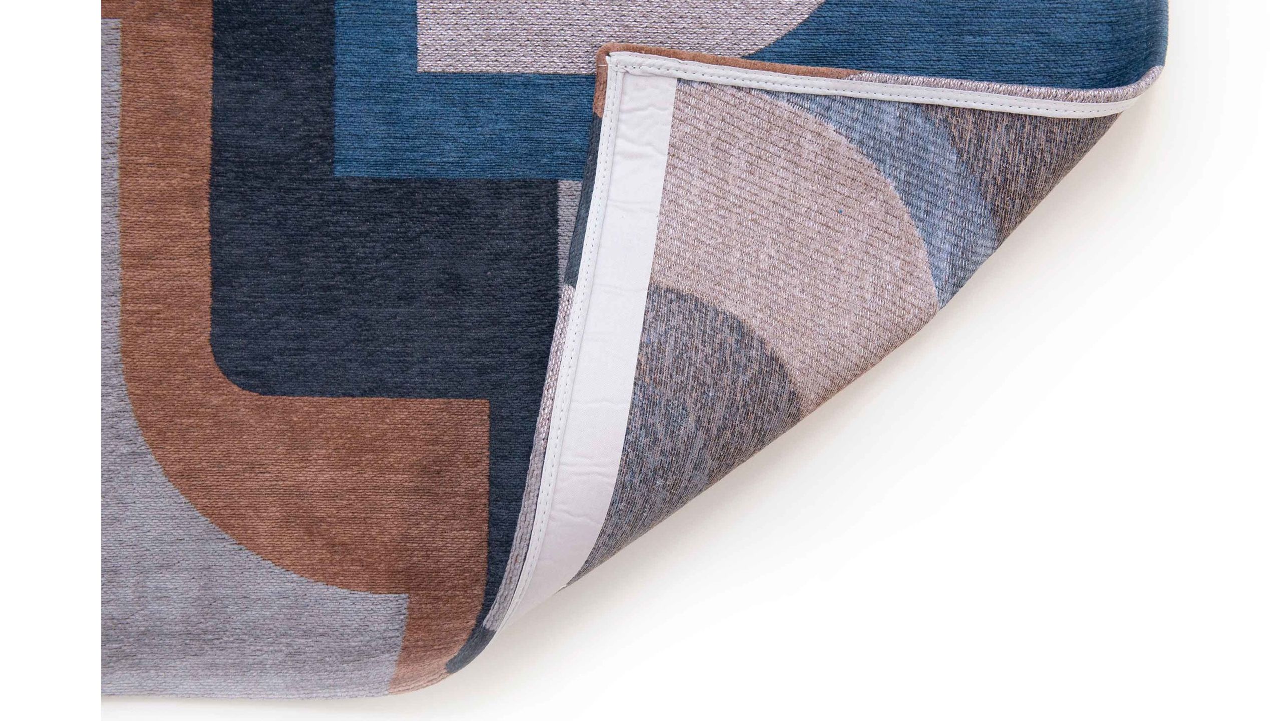Vloerkleed Camel Blue 9196 Module  | Louis de Poortere