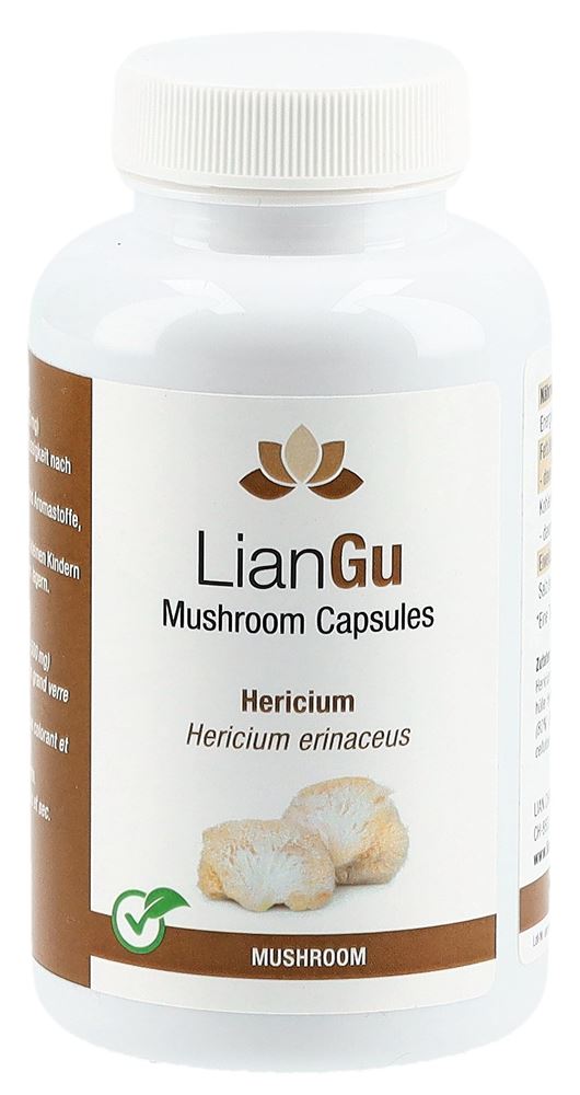 LIANGU Hericium Mushrooms Kaps Ds 120 Stk