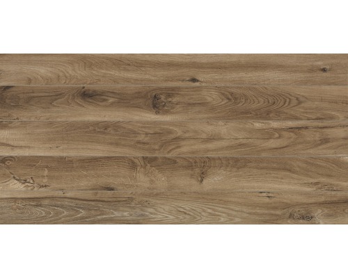 Porseleinen wand- en vloertegel Wally Noce 35,5 x 71 cm houtlook