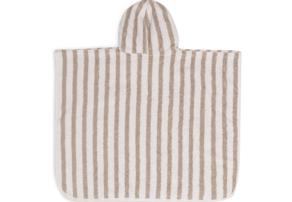 badponcho Stripe Terry GOTS Olive Green