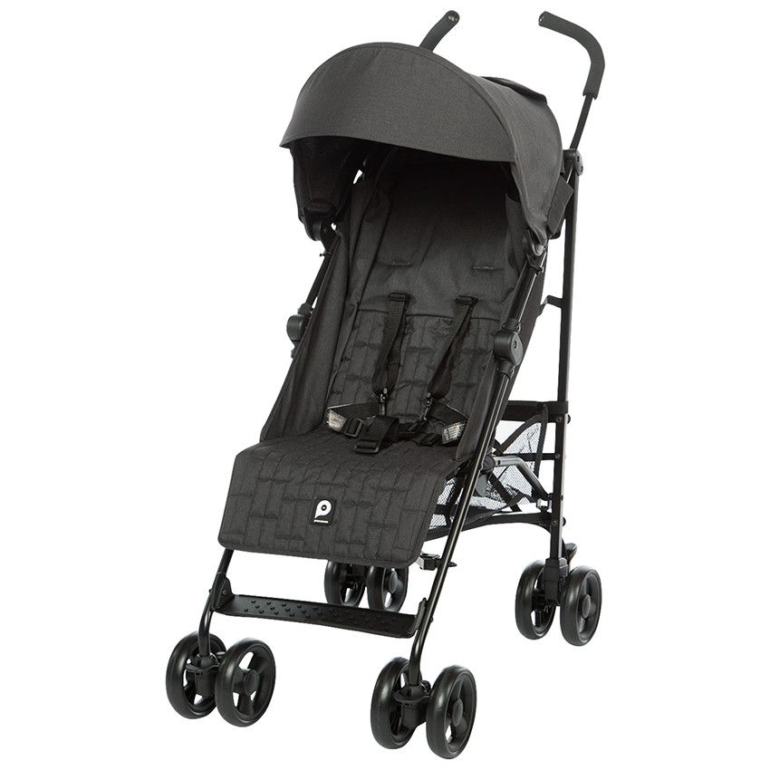 Poussette canne inclinable AVA - Grise - Ecru