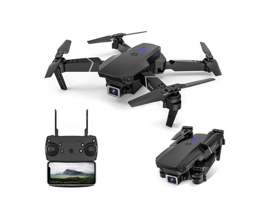 YONIS - Mini drone 4k pliable avec double caméra et contrôle à dista...