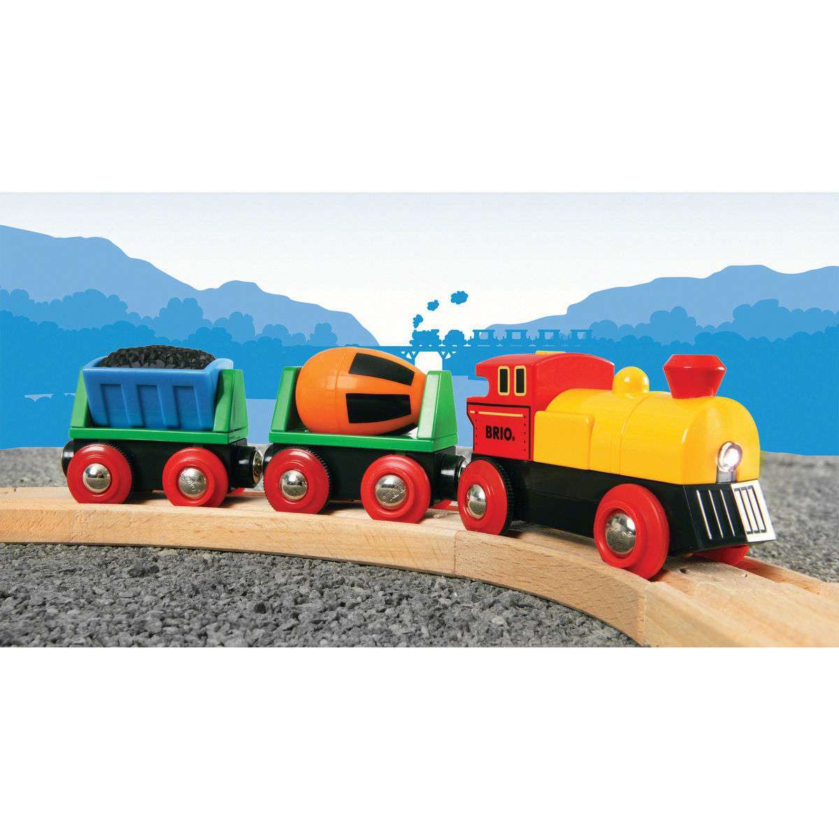 BRIO Spiel Zug mit Batterielok