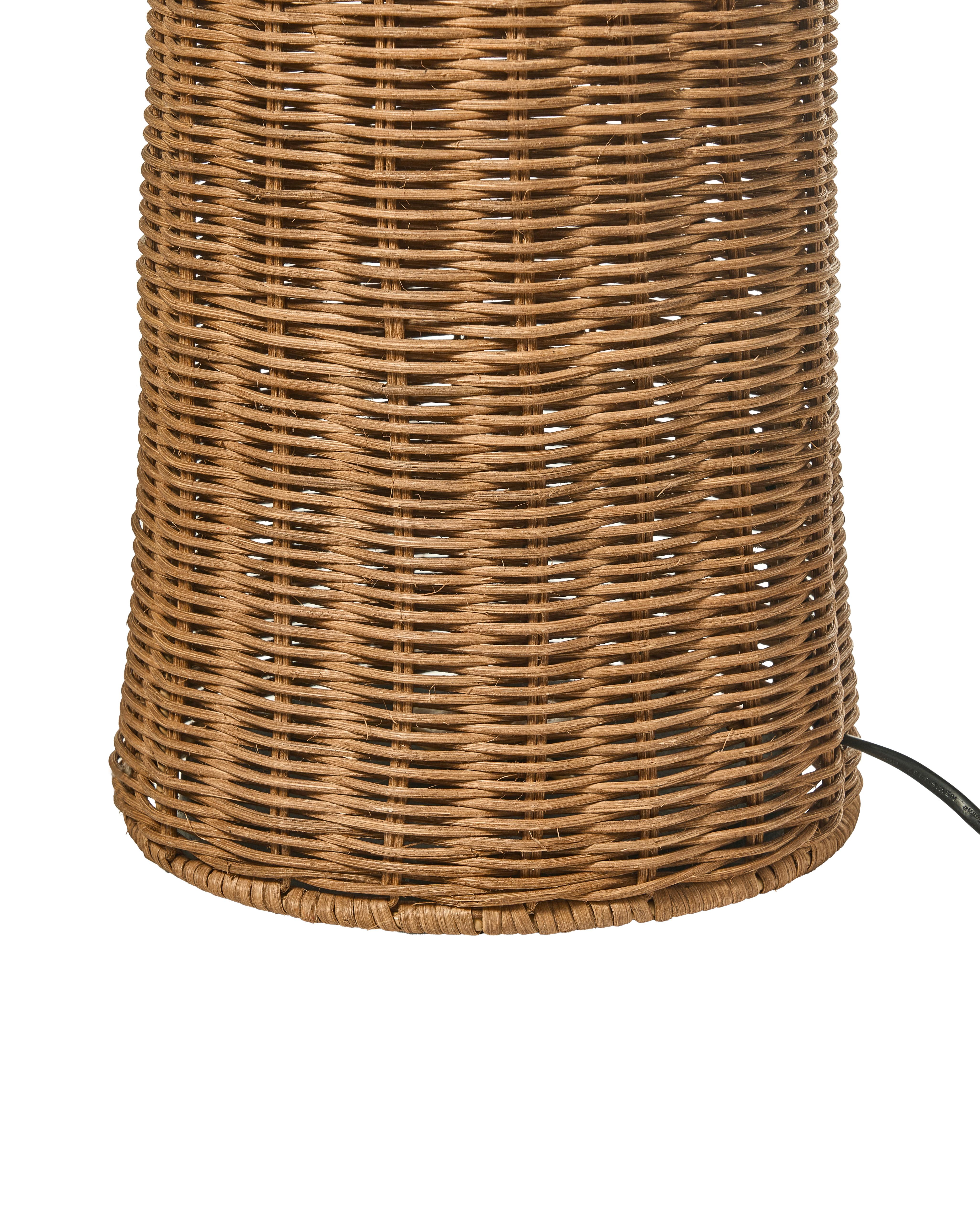 Staande lamp ALERO Rotan Natuurlijk