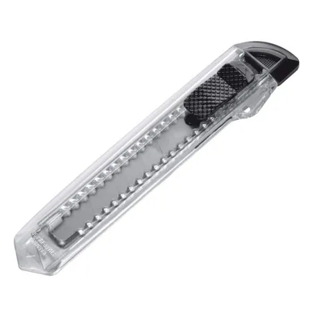 Macma Cutter / Kartonmesser, transparent schwarz, 10 Stück
