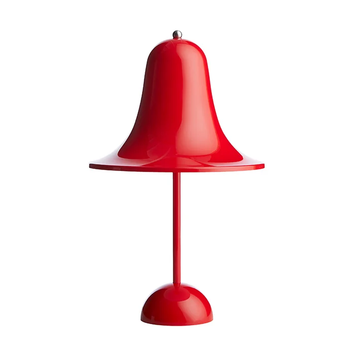 Verpan - Pantop Portable LED Akkuleuchte Ø 30 x 18 cm, bright red