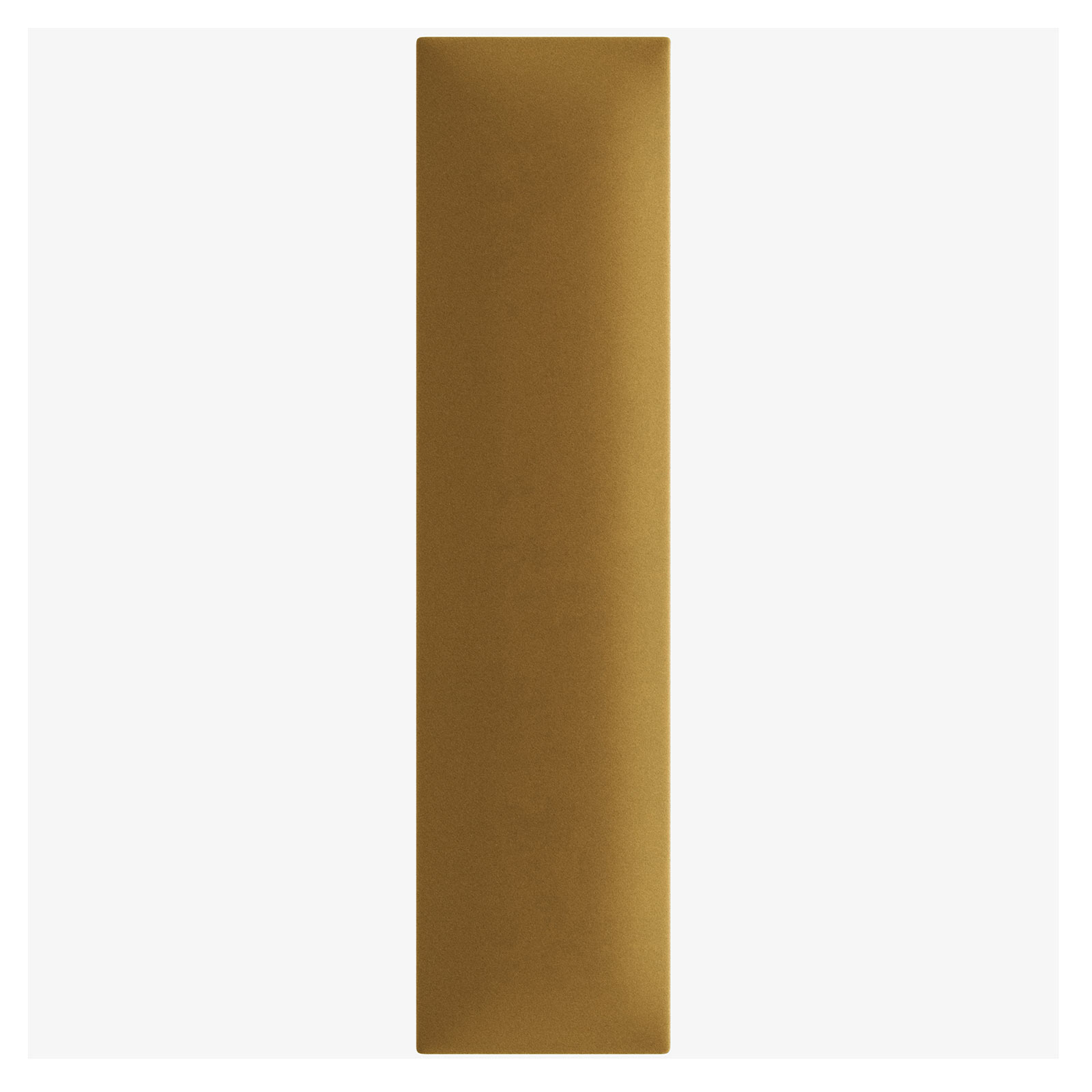 Wandpolster - mustard - Samt - 15x60 cm