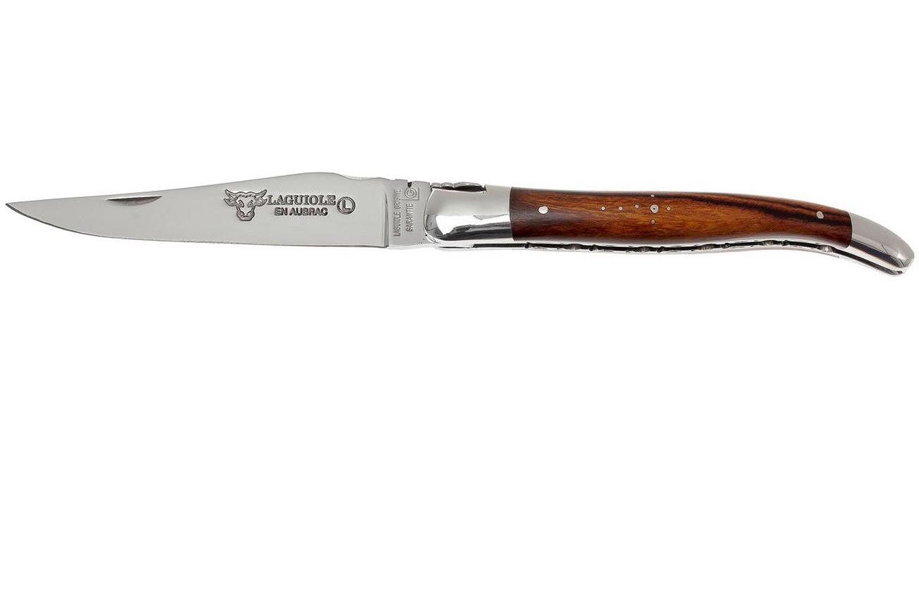Laguiole en Aubrac HP 12cm Aubrac-hout handgevijld L0212FEH-FSJ1