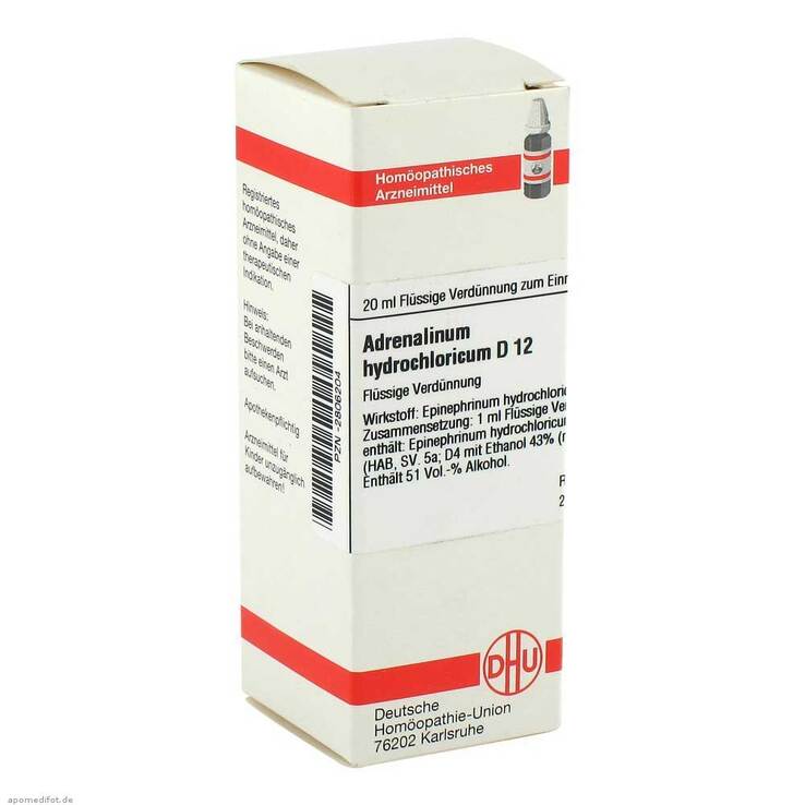 DHU Adrenalin hydrochloricum D 12 Dilution, 20 ml
