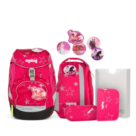 ergobag PACK Schulrucksack-Set CinBärella 6-teilig