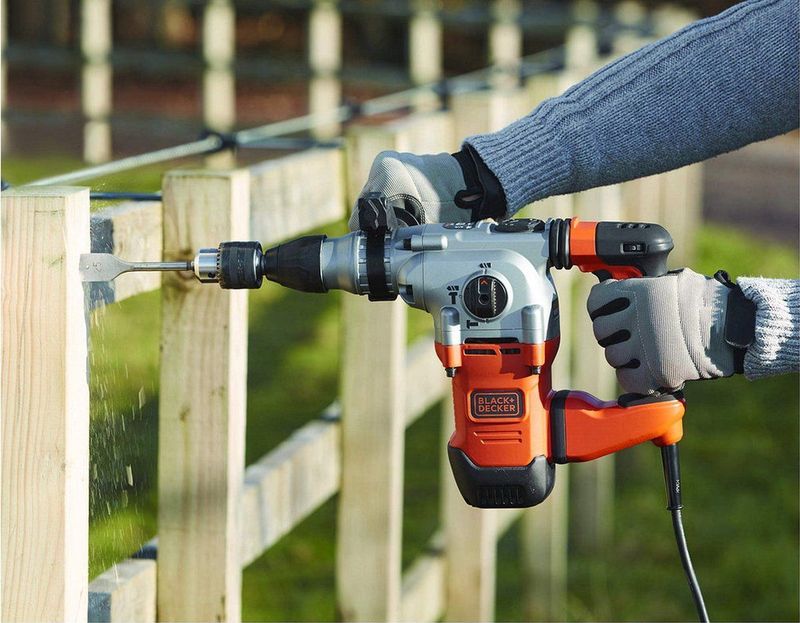 BLACK+DECKER - BEHS03K-QS - Pneumatische Boorhamer - 1250W - 3.7J