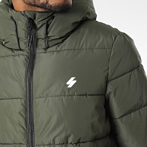 Doudoune Capuche Sports Puffer M5011827A Vert Kaki