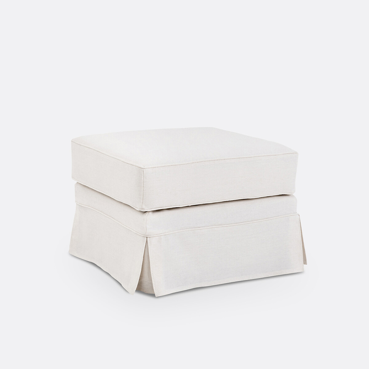 LA REDOUTE INTERIEURS<br>Puff em linho grosso, conforto superior, Adelia