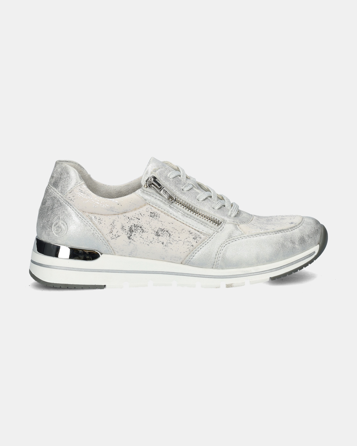 Remonte Lage sneakers  - zilver