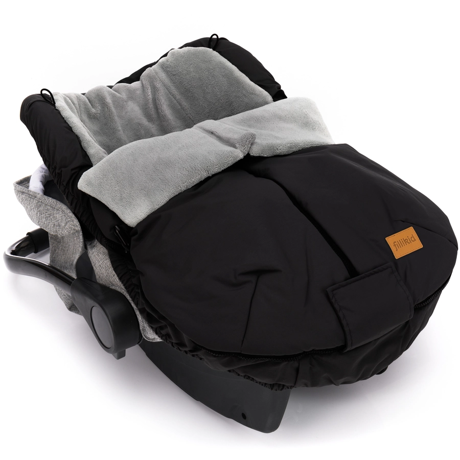 fillikid Winterfußsack Sella Gr.0 Schwarz