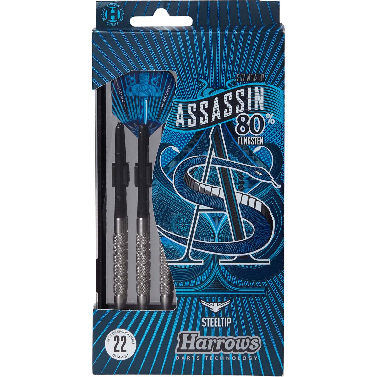 Harrows Assassin 80% Tungsten Steeltip Dartpile