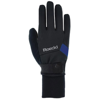 Roeckl Lappi 2 Fingerhandschuhe Black / Dazzling Blue
