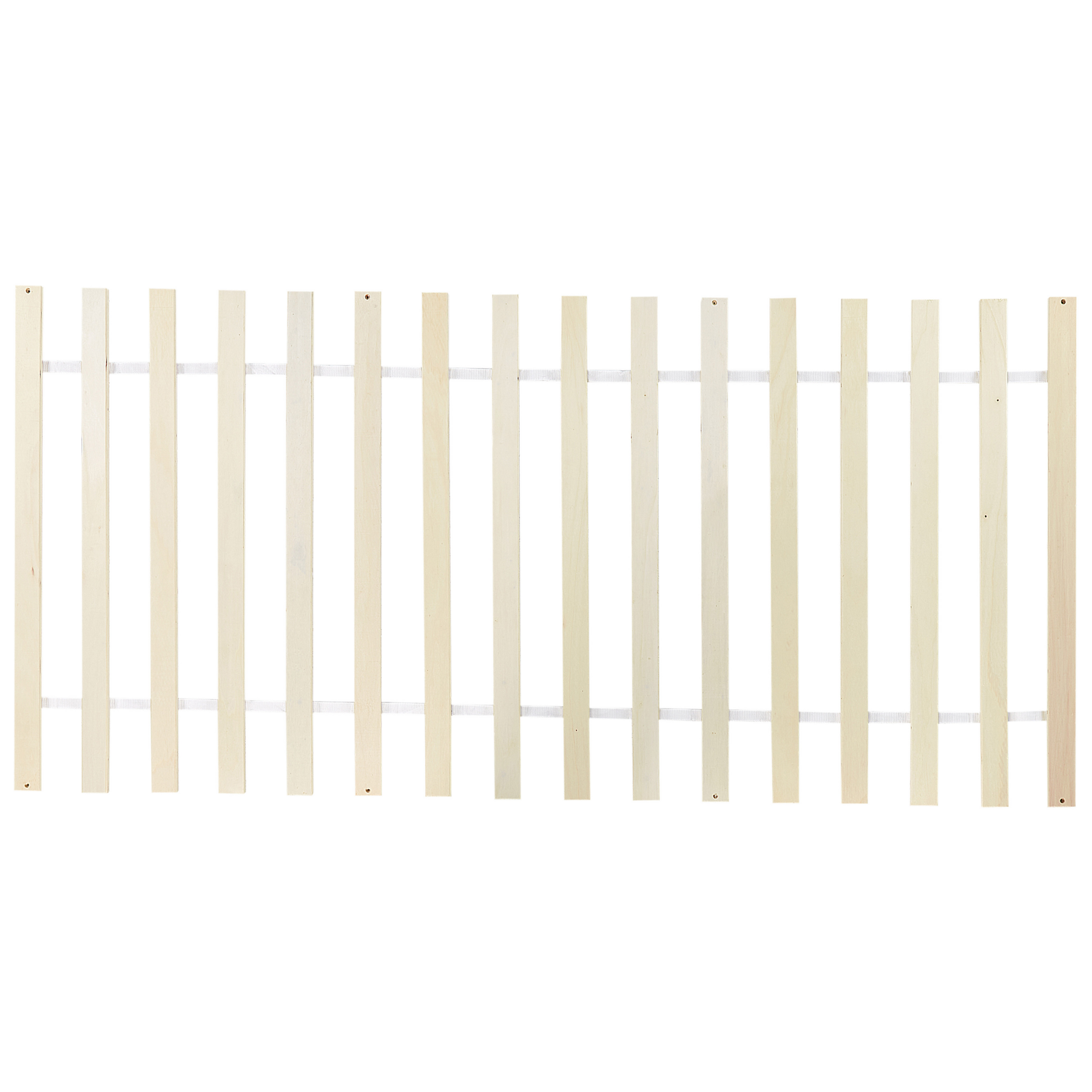 Beliani - FLORAC - Eenpersoonsbed - Wit - 90 x 200 cm - Dennenhout