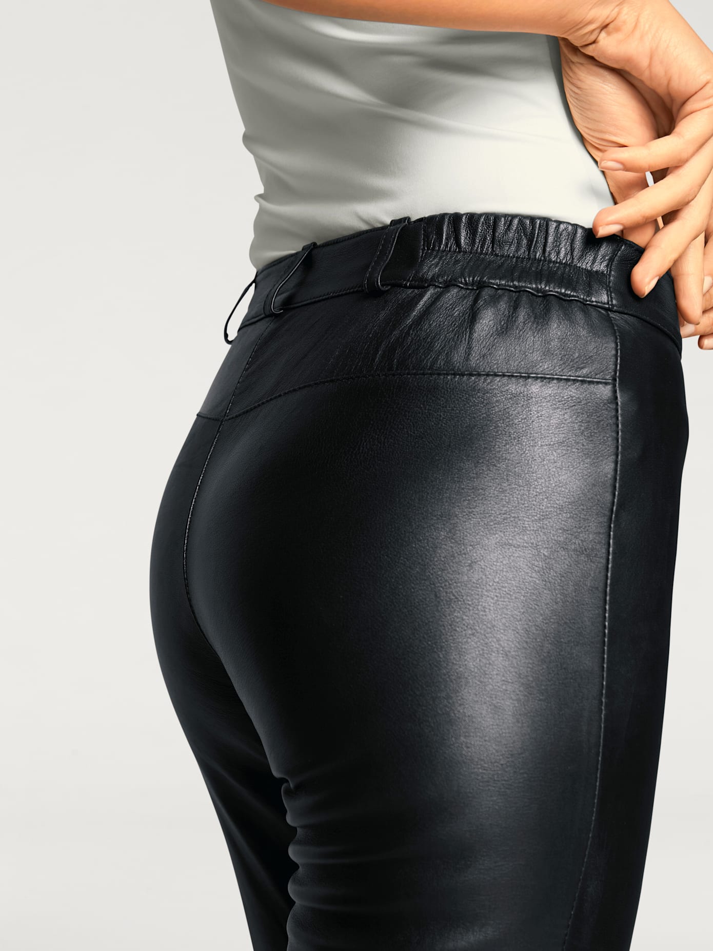 Leggings en cuir pour les loisirs et le bureau