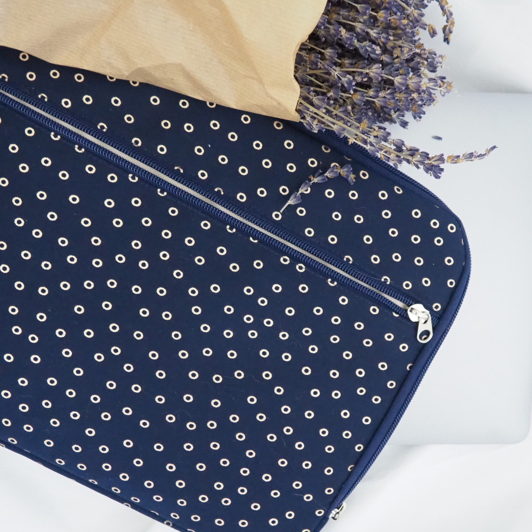 Pochette Ordinateur 13 Pouces Bulle Bronze Marine