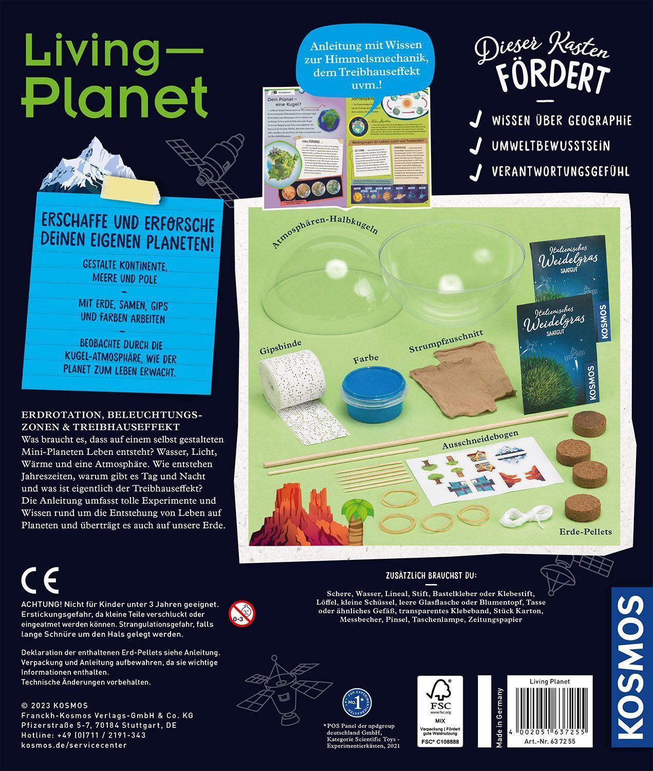 Experimentierset LIVING PLANET in bunt