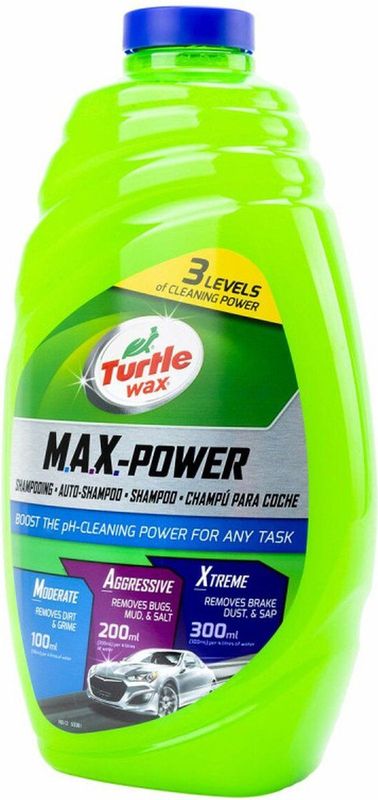 Turtle Wax - Max Power - Auto Shampoo - Krachtige Reiniging - Schuimende Formule