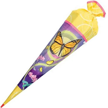 Roth Schultüte Schmetterling Stoffwunder 85cm, eckig