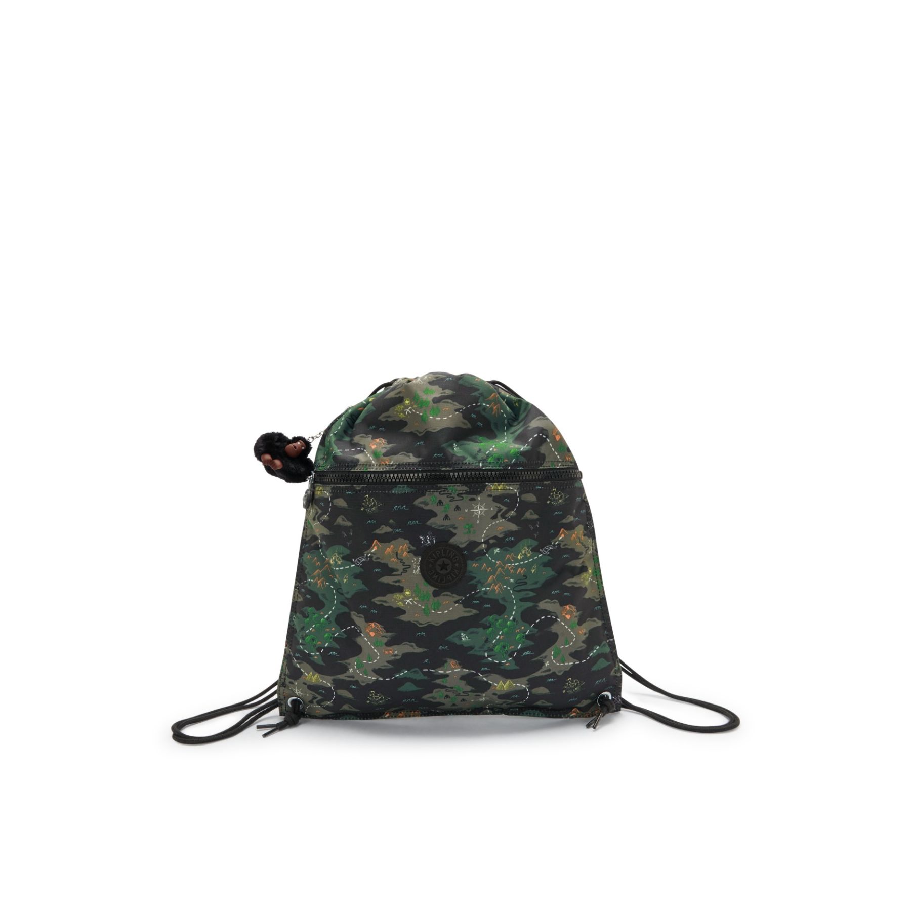 SUPERTABOO Sac moyen avec cordon de serrage - Camo Treasure