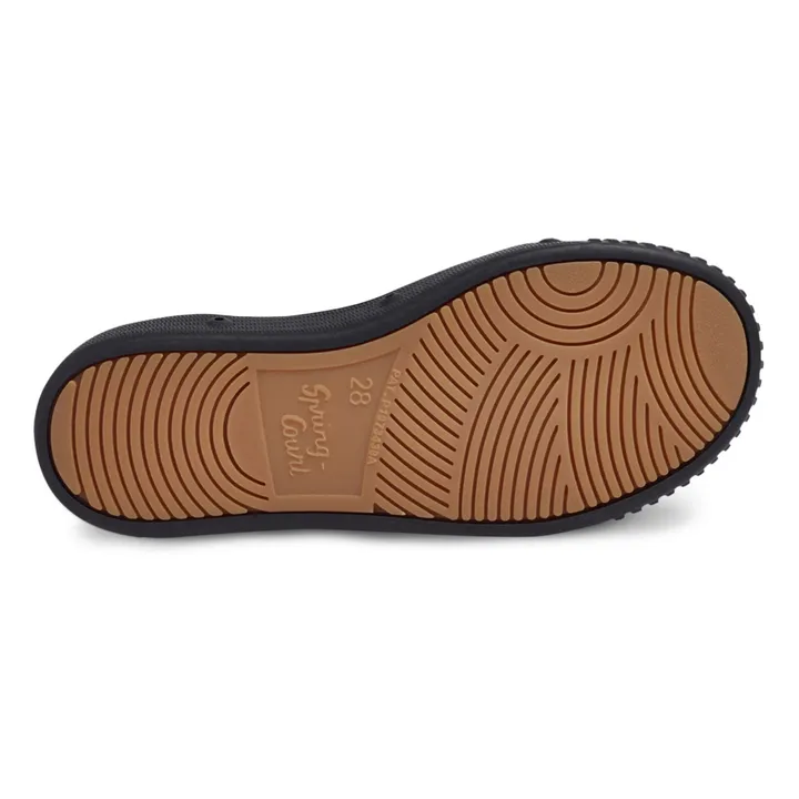 Spring Court Baskets Basses Scratchs G2 Nappa | Noir