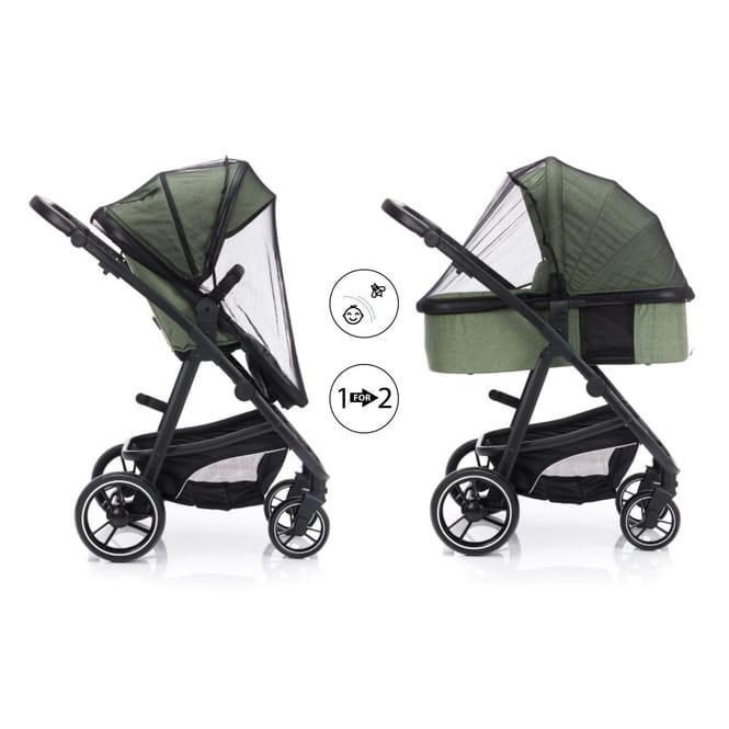 Kinderwagenset - Jaguar - Farbe: grün melange